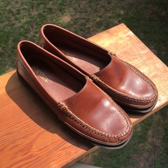 Men's Leather Dexter Loafers Size 10M - Picture 1 of 9